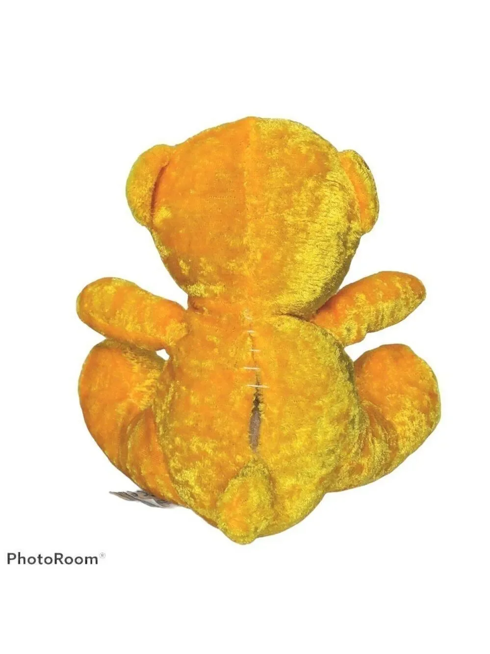 Kellytoy Orange Teddy Bear Plush 7.25 Inches